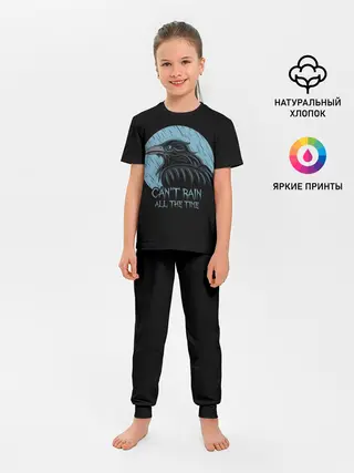 Детская пижама с брюками / Ворон