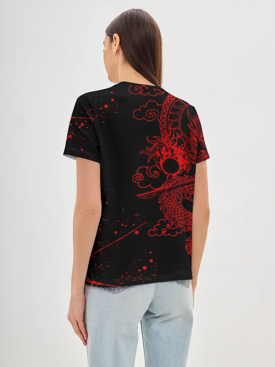 Женская базовая футболка / ТОКИЙСКИЕ МСТИТЕЛИ КРАСНЫЙ ДРАКОН
