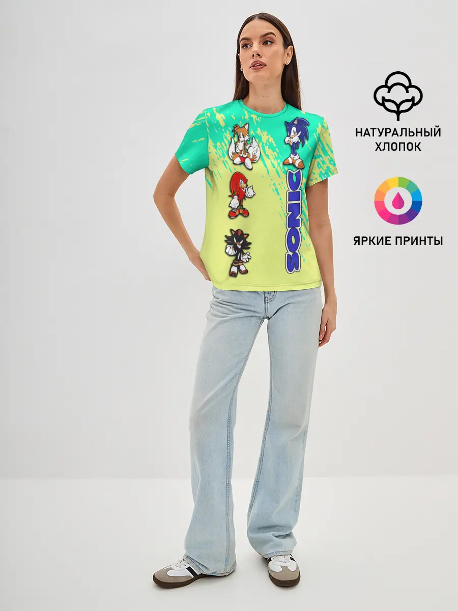 Женская базовая футболка / sonik