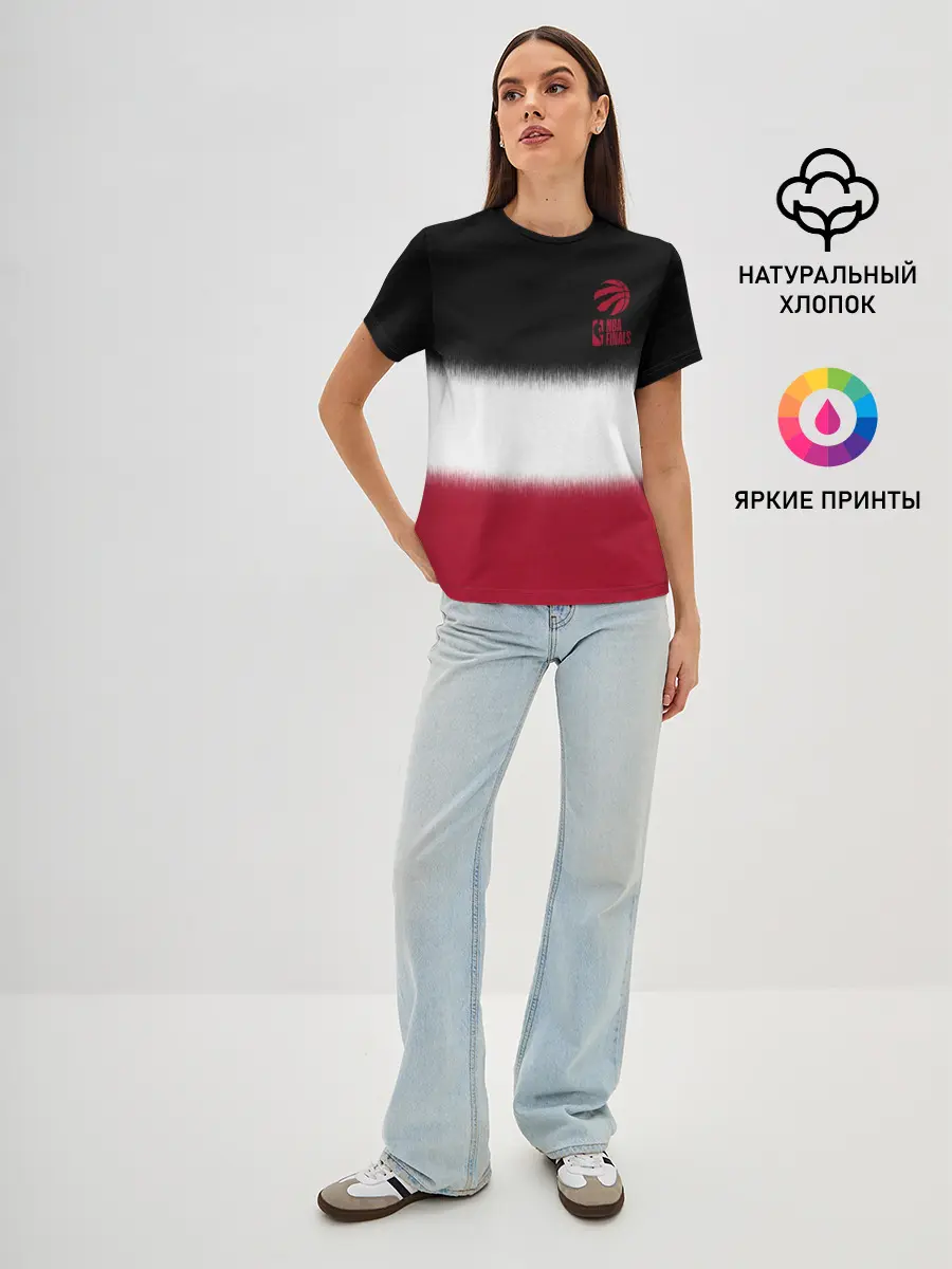 Женская базовая футболка / 2019 Champions Raptors