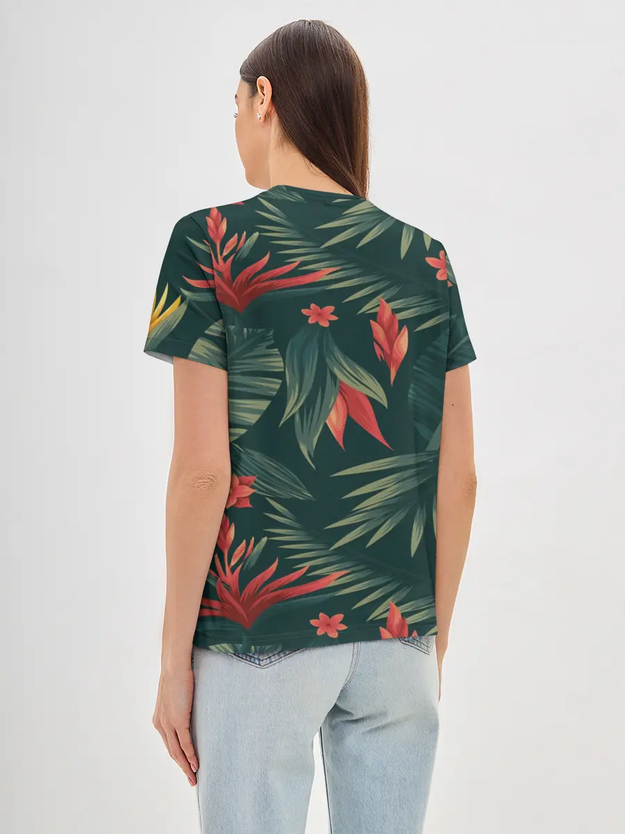 Женская базовая футболка / Тропики