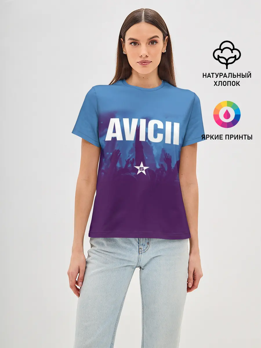 Женская базовая футболка / Avicii