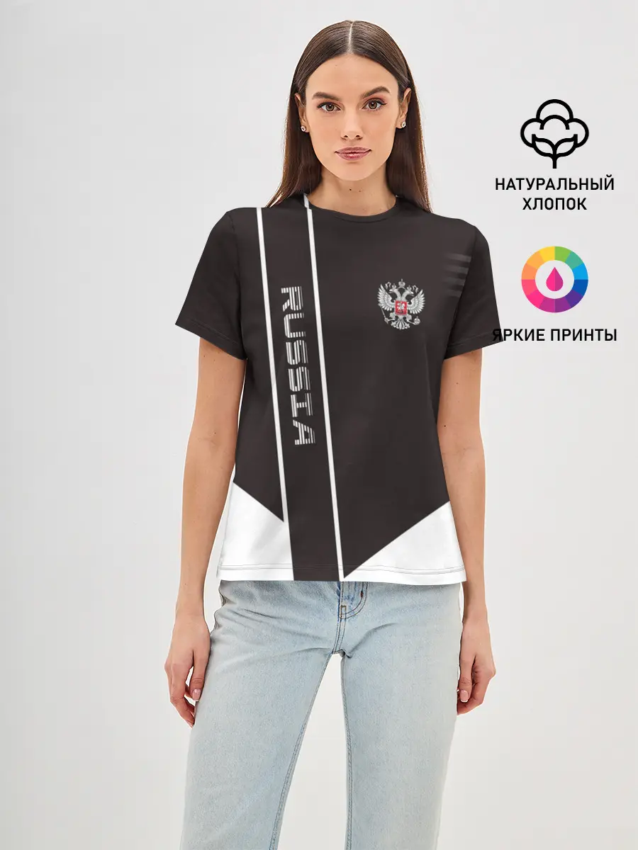 Женская базовая футболка / Russia