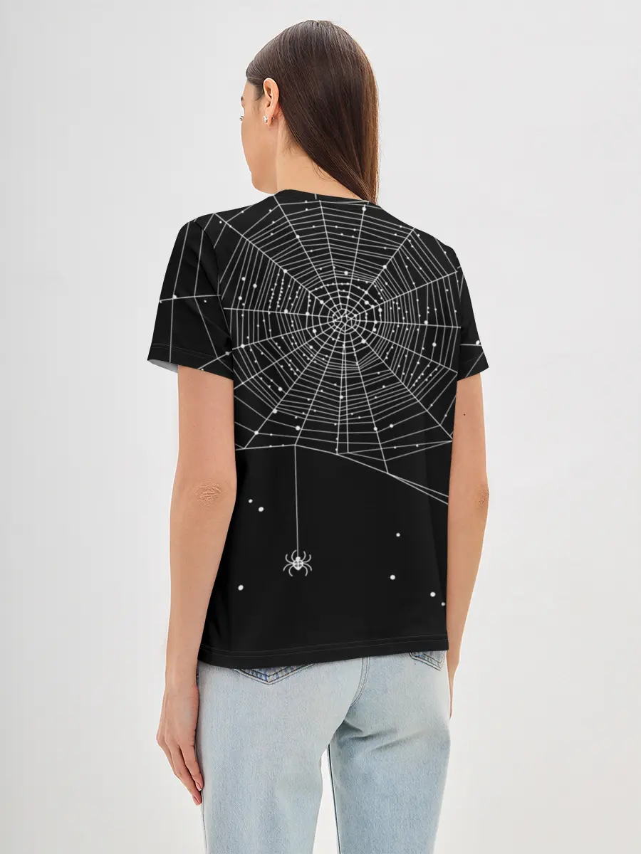 Женская базовая футболка / Паутина