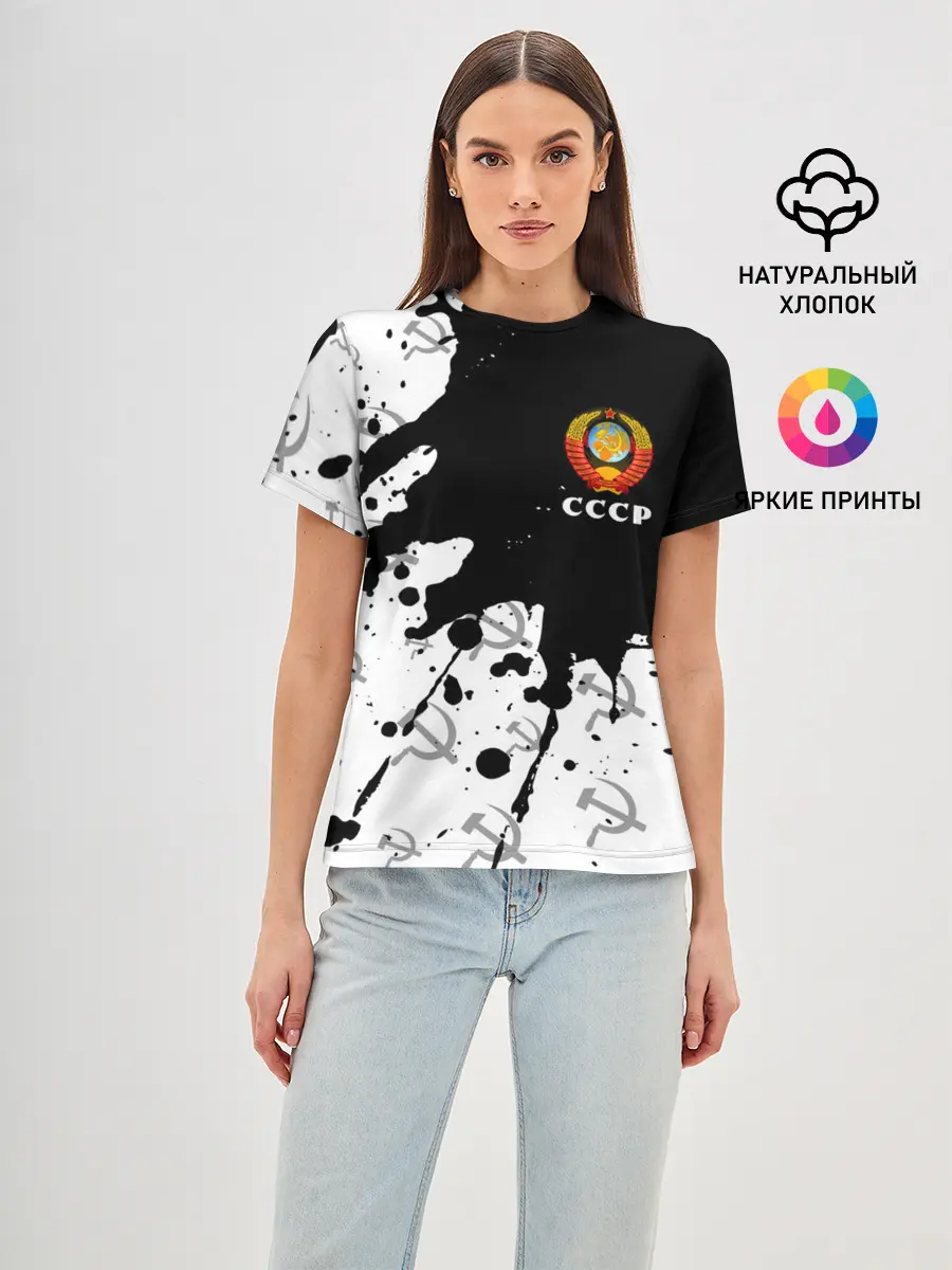 Женская базовая футболка / СССР / USSR