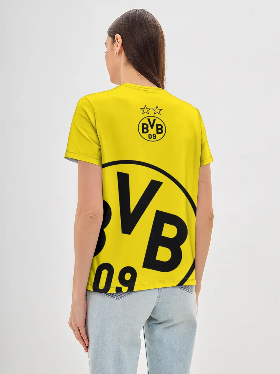 Женская базовая футболка / Боруссия Дортмунд