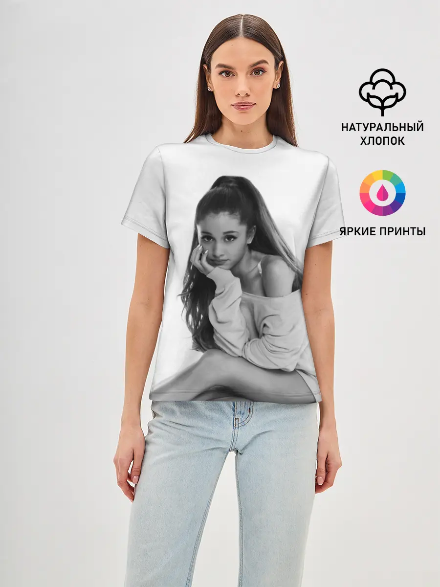 Женская базовая футболка / Ariana Grande