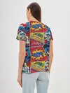 Женская базовая футболка / Pop art pattern