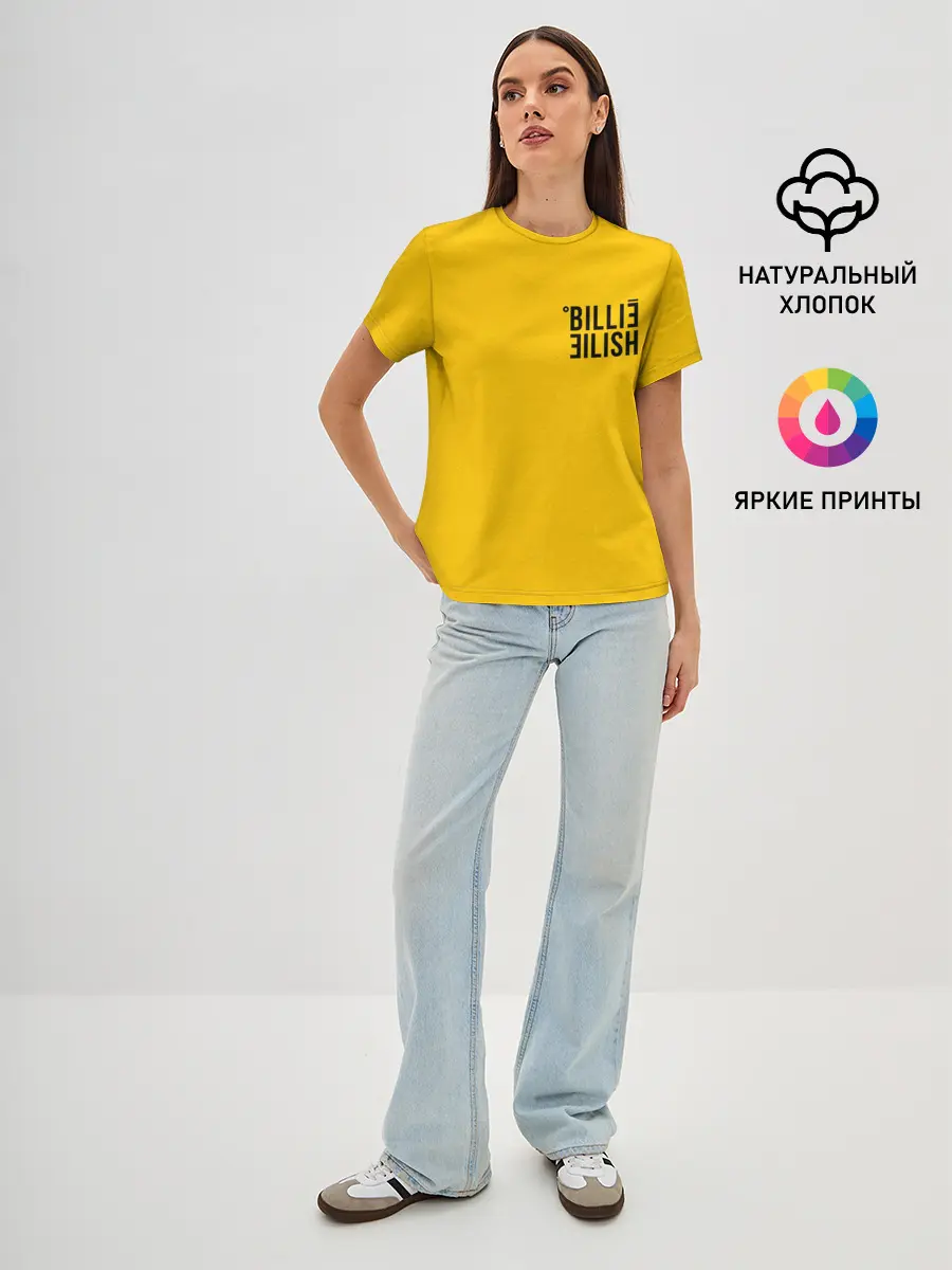 Женская базовая футболка / BILLIE EILISH
