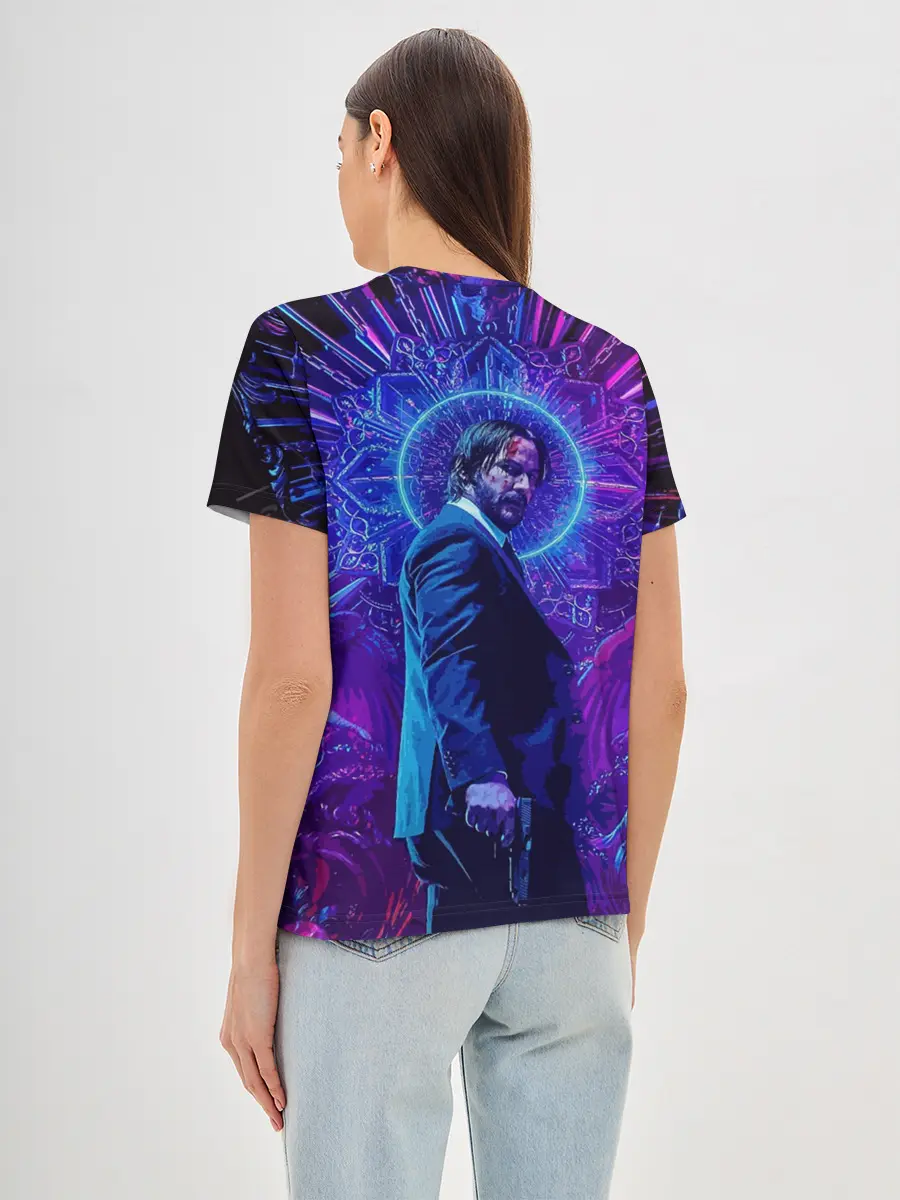 Женская базовая футболка / John Wick