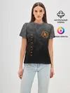 Женская базовая футболка / HALF-LIFE | ХАЛФ-ЛАЙФ