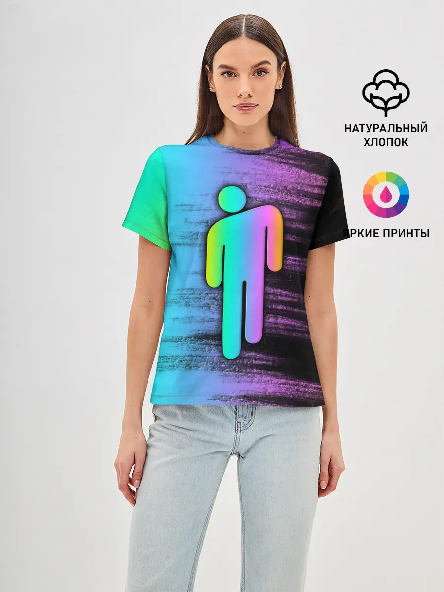 Женская базовая футболка / BILLIE EILISH