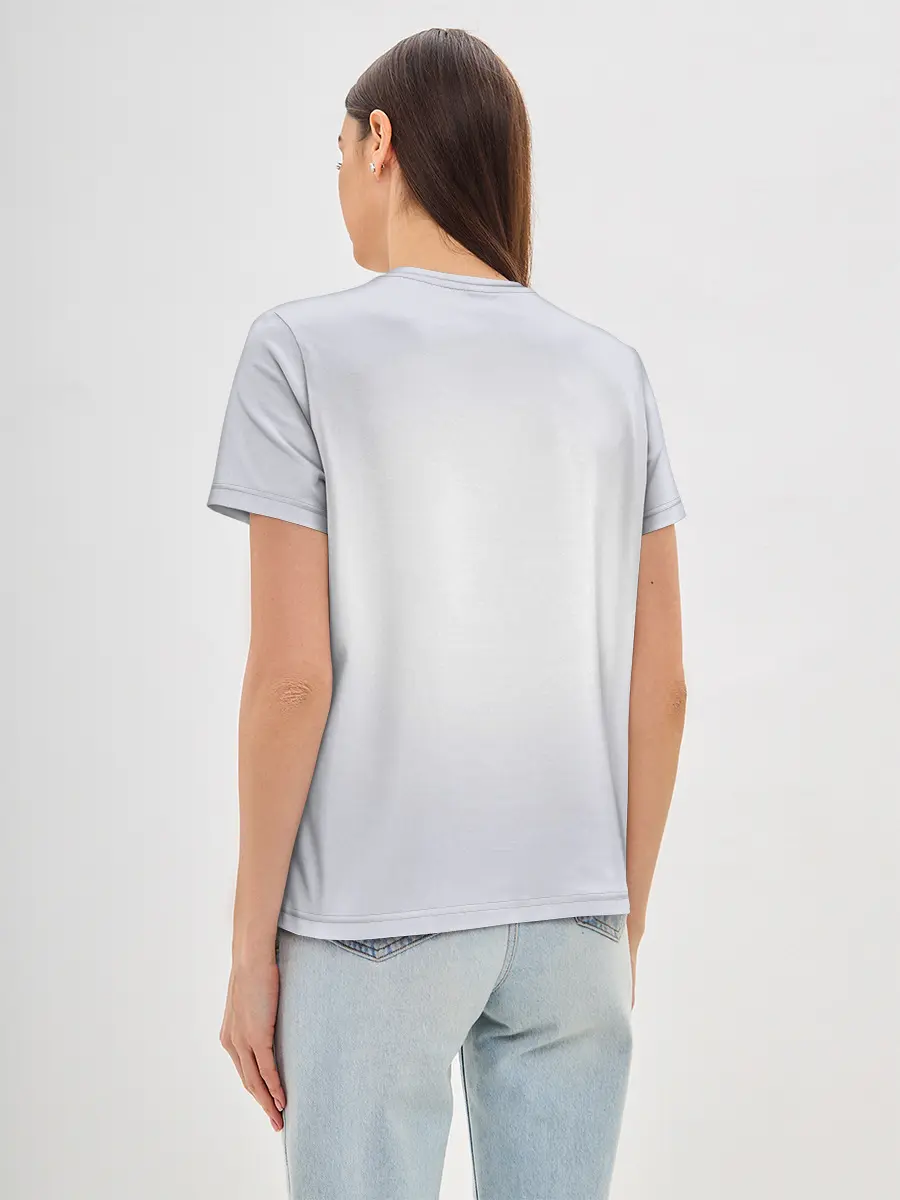 Женская базовая футболка / Ais Wallenstein art