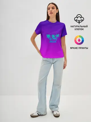 Женская базовая футболка / Summer New