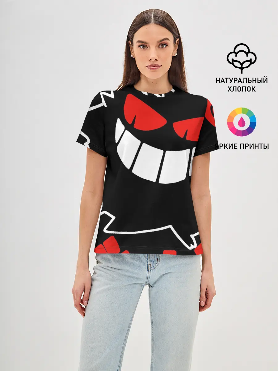 Женская базовая футболка / Pokemon Gengar Генгар