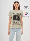 Женская базовая футболка / Брук в розыске | One Piece