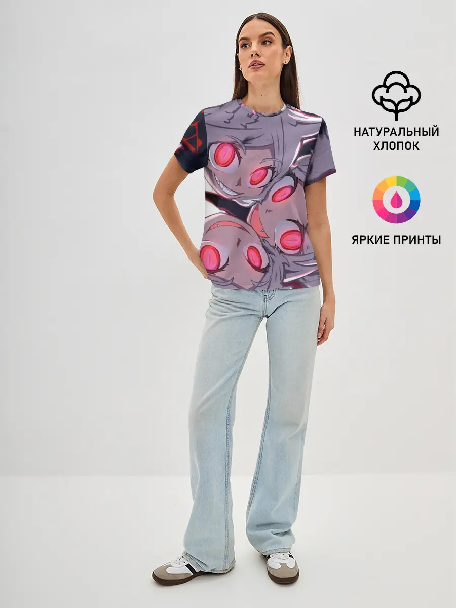 Женская базовая футболка / МИЛЫЕ КОШЕЧКИ