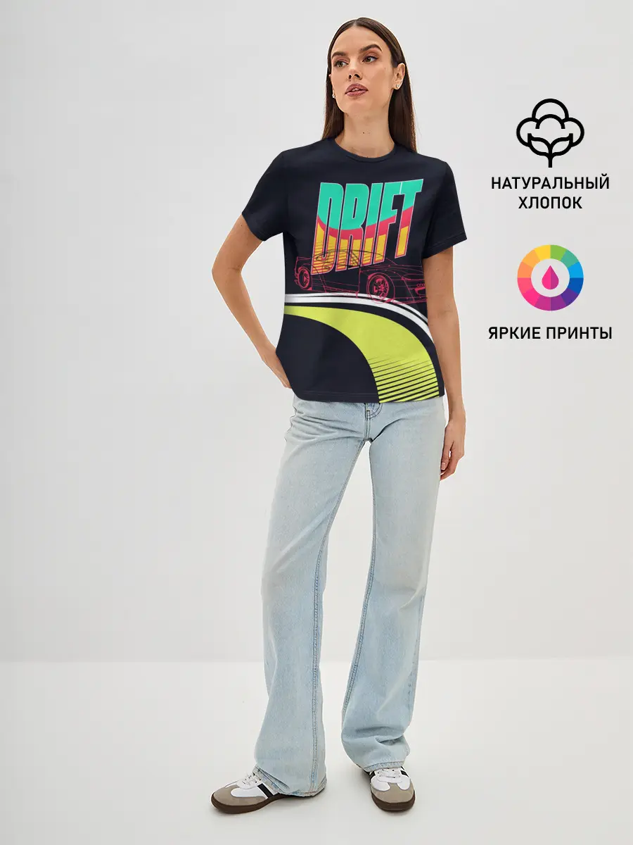 Женская базовая футболка / Drift Style