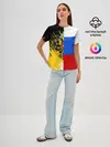 Женская базовая футболка / Российский Имперский Флаг
