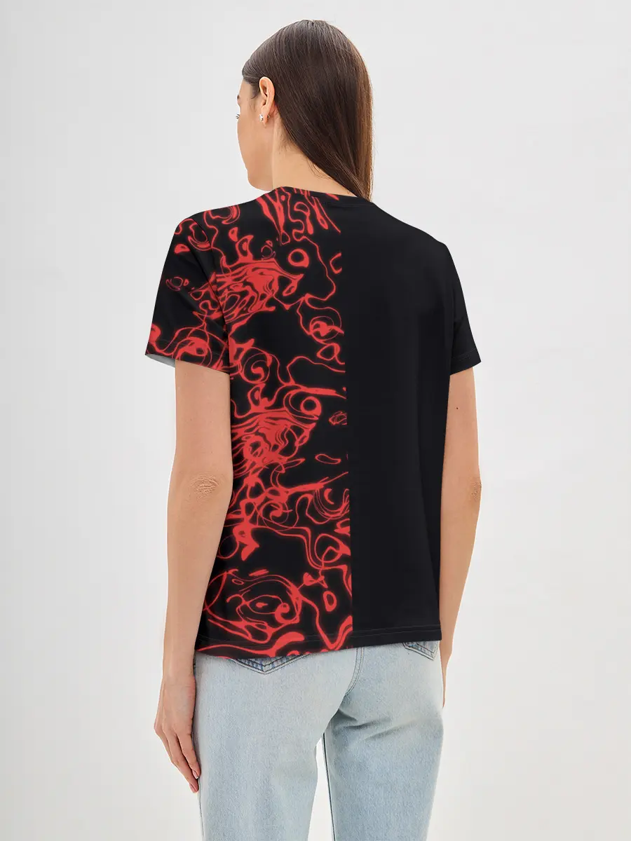 Женская базовая футболка / Cyberpunk 2077