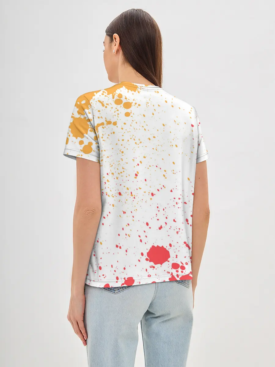 Женская базовая футболка / Pop It - Rocket - Paint