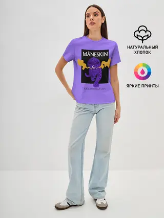 Женская базовая футболка / Maneskin