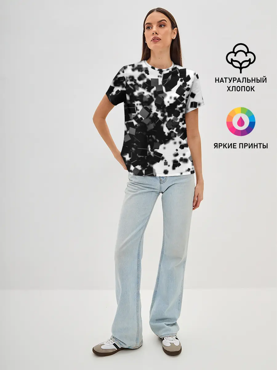 Женская базовая футболка / KUBIKI