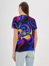Женская базовая футболка / Абстрактный Узор