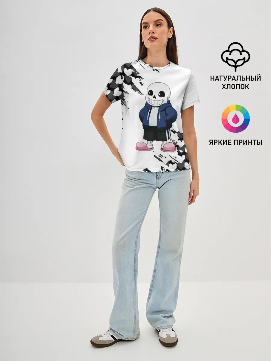 Женская базовая футболка / UNDERTALE