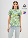 Женская базовая футболка / SONIC