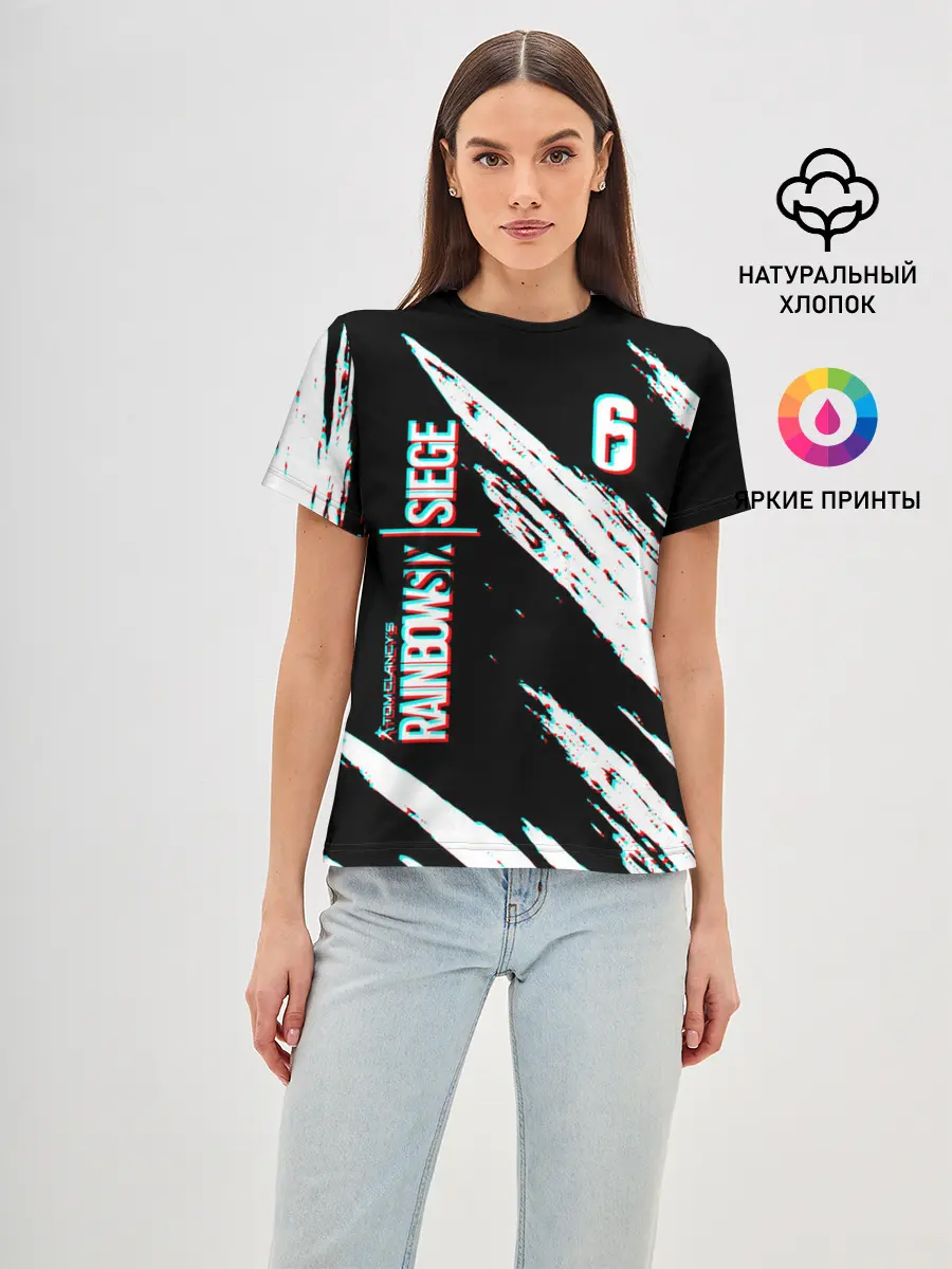 Женская базовая футболка / RAINBOW SIX SIEGE.