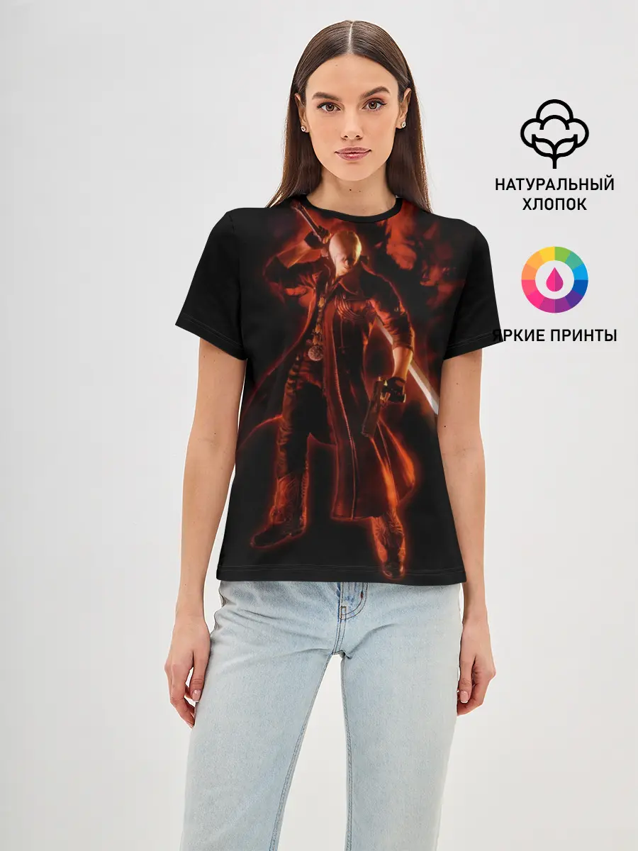 Женская базовая футболка / Devil May Cry