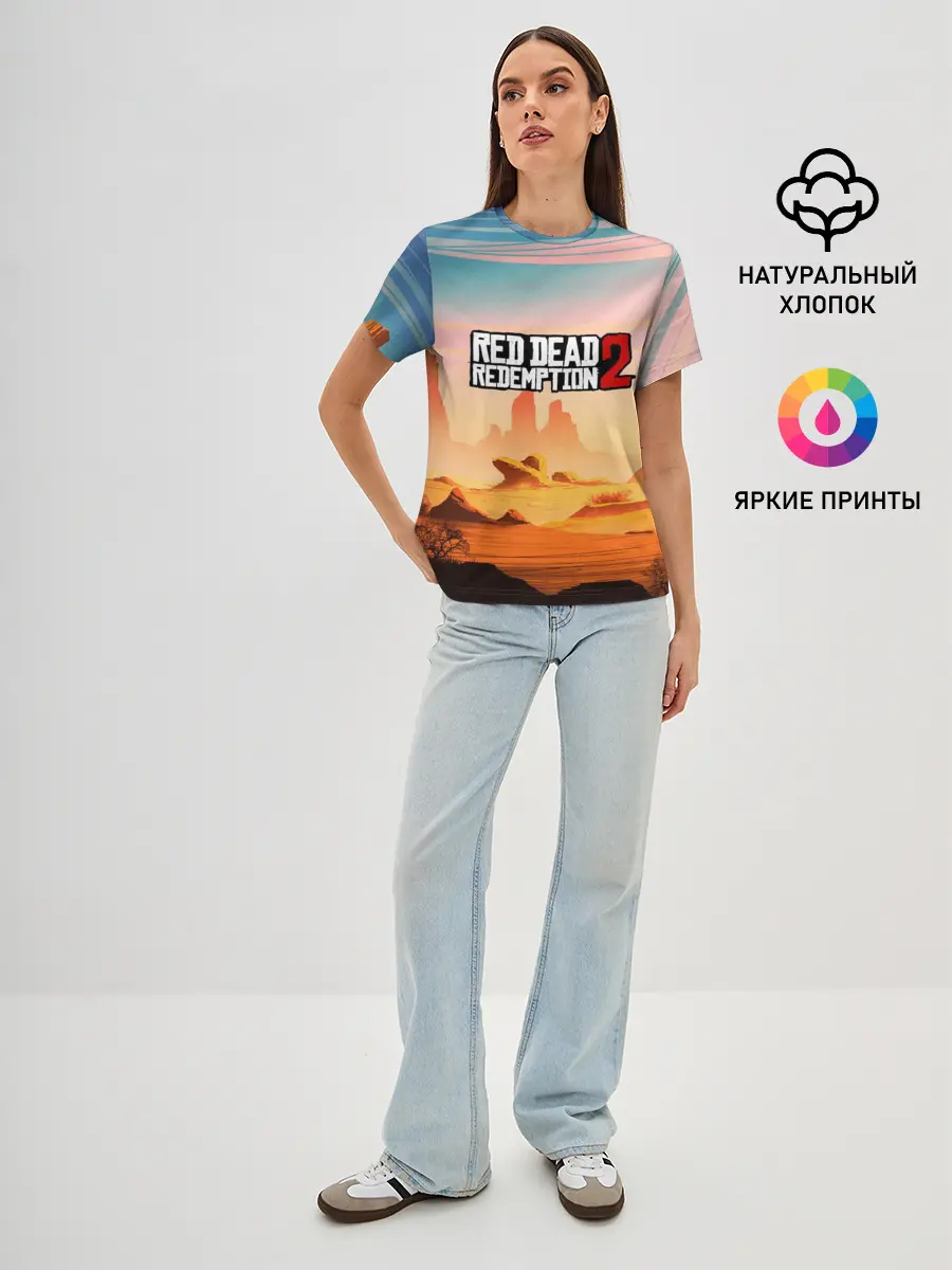 Женская базовая футболка / Red Dead Redemption