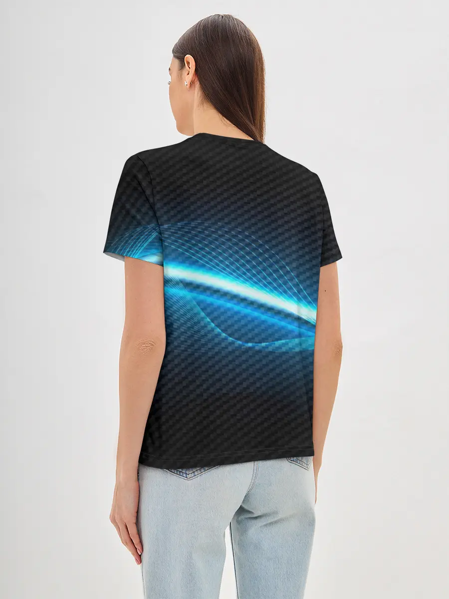 Женская базовая футболка / KIA machine motor XXI