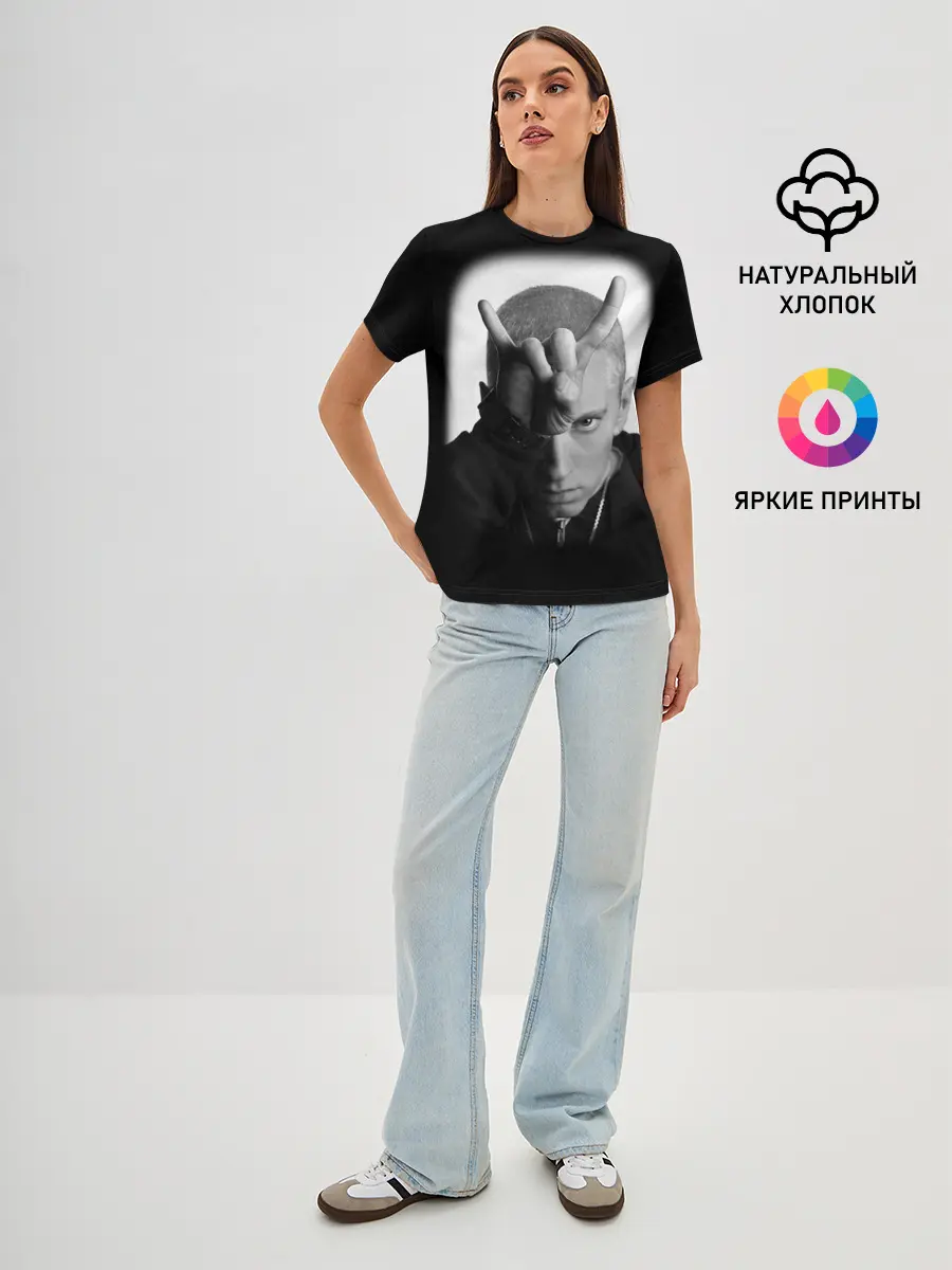 Женская базовая футболка / EMINEM