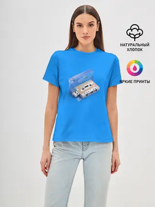 Женская базовая футболка / РетРо КаСеТа