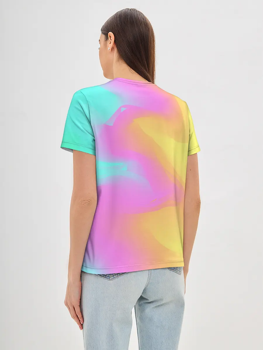 Женская базовая футболка / Кислотная Гипножаба