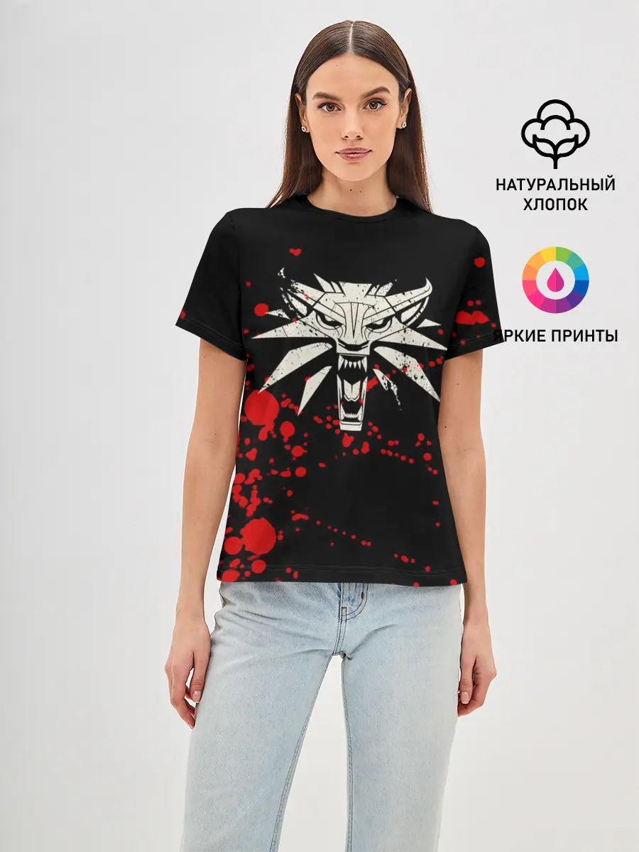 Женская базовая футболка / The Witcher Blood