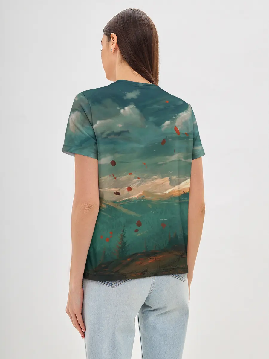 Женская базовая футболка / Горы