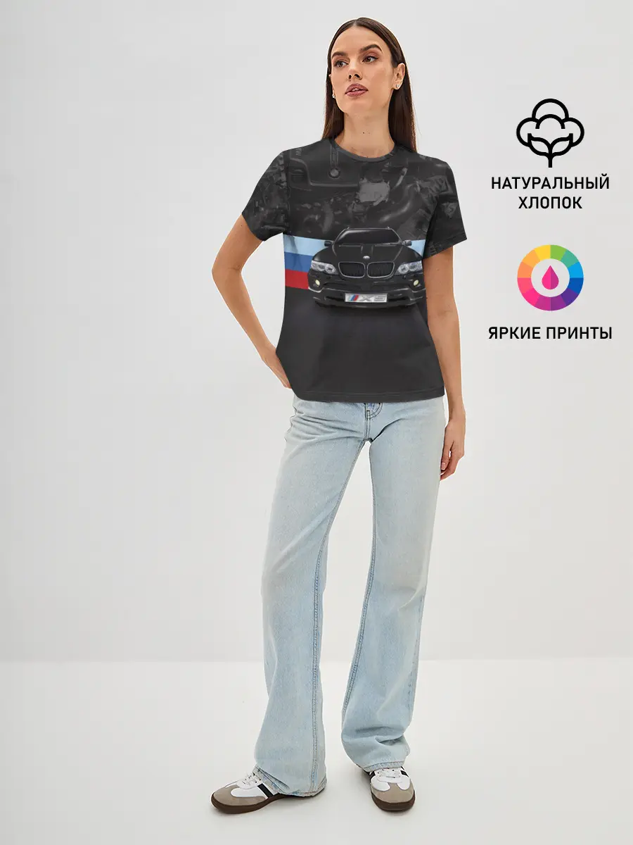 Женская базовая футболка / BMW X5