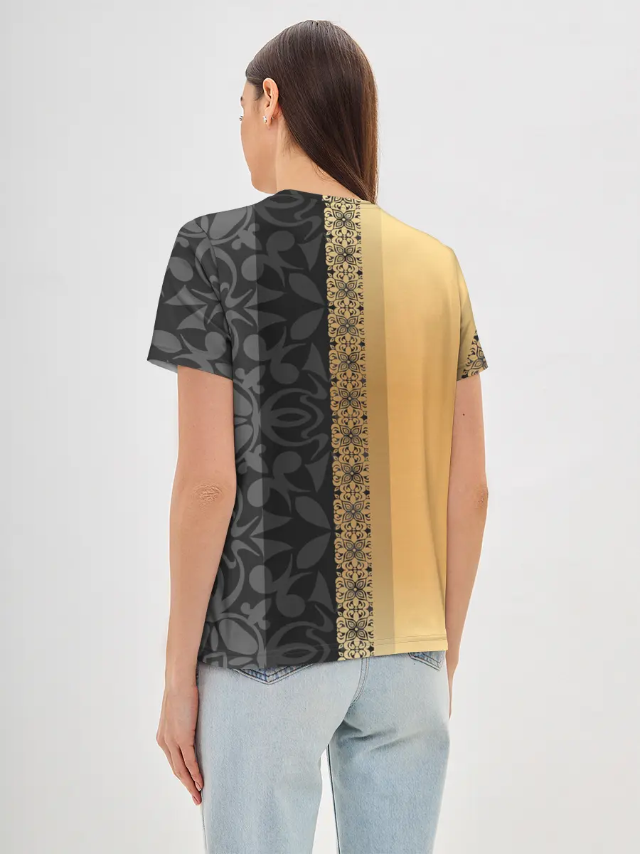 Женская базовая футболка / СССР | СЕРП И МОЛОТ