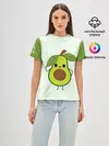 Женская базовая футболка / Авокадо