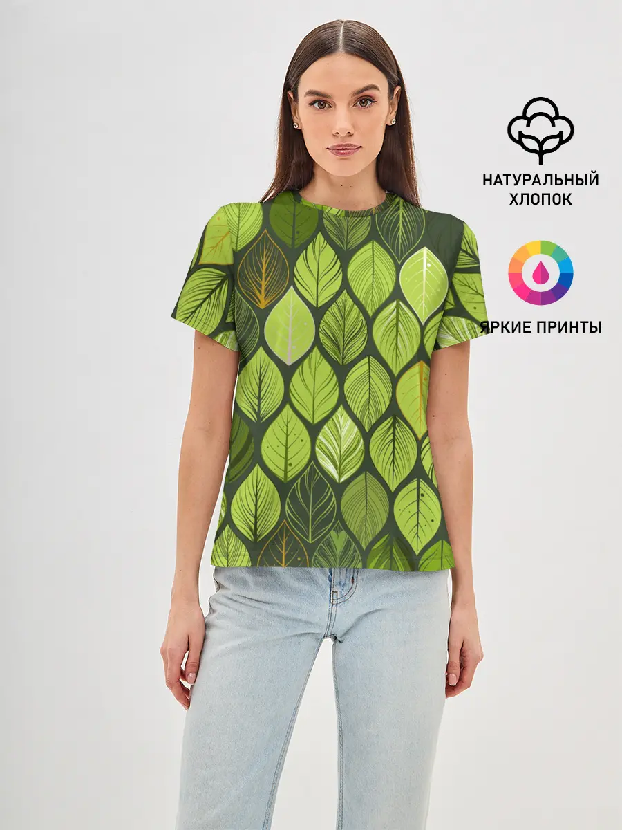 Женская базовая футболка / ЛЕСНАЯ БРОНЯ