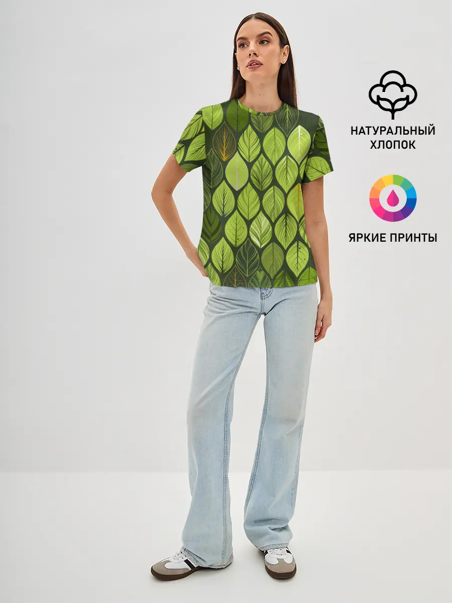 Женская базовая футболка / ЛЕСНАЯ БРОНЯ