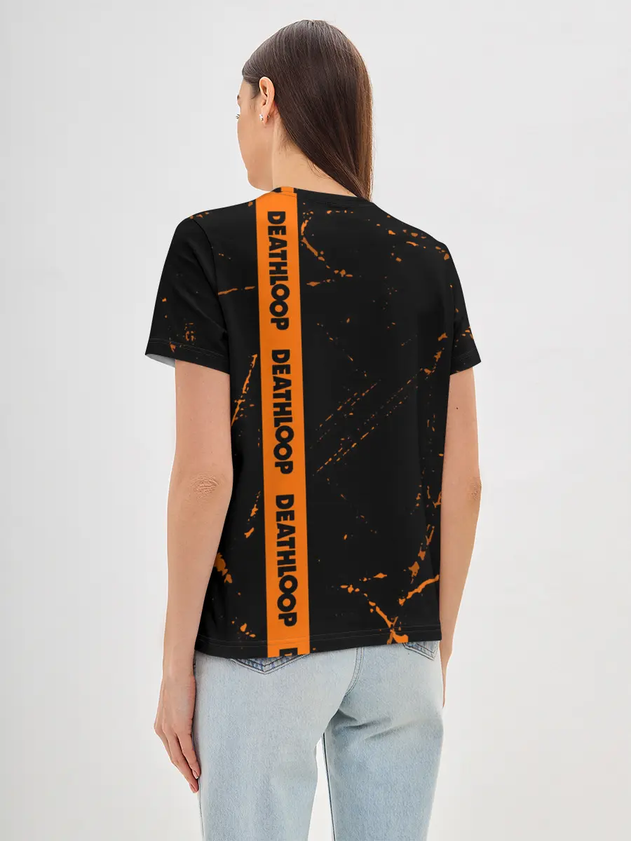 Женская базовая футболка / Deathloop - Grunge