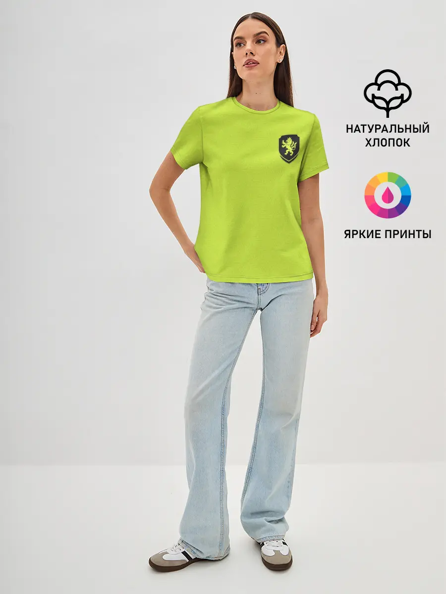 Женская базовая футболка / Форма Чехия гостевая