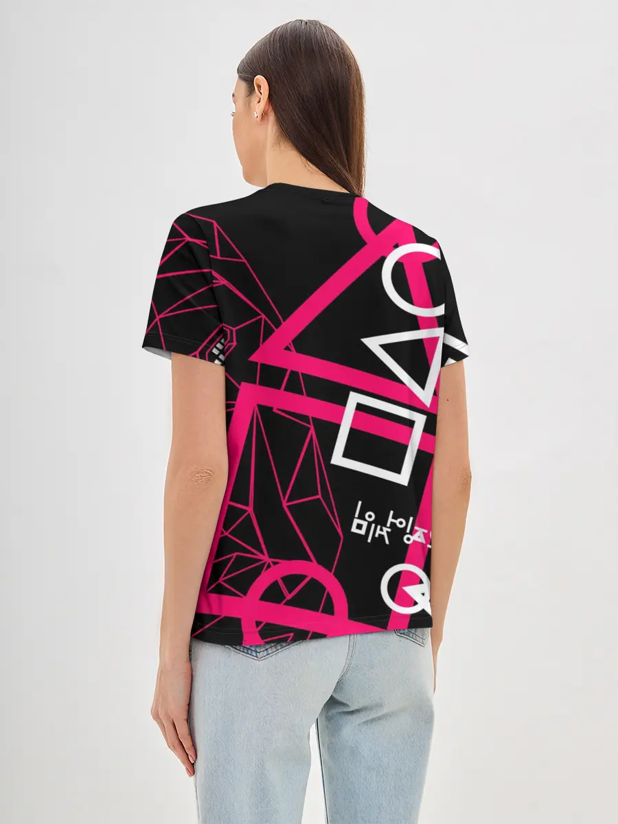 Женская базовая футболка / Игра в кальмара