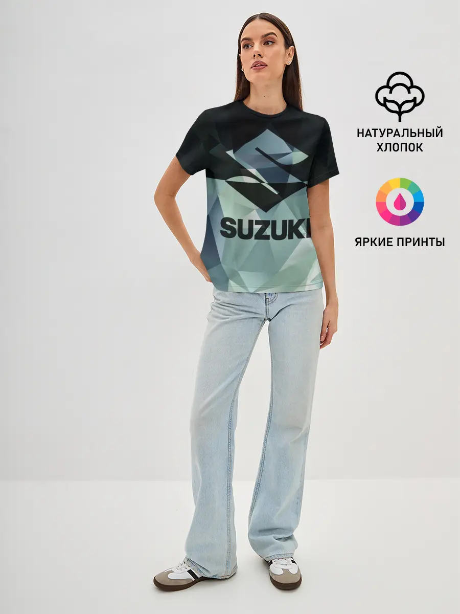 Женская базовая футболка / SUZUKI