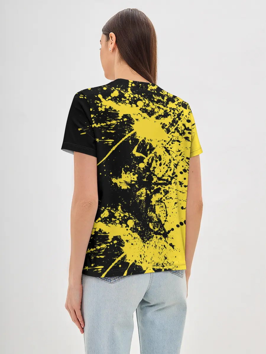 Женская базовая футболка / Ночное солнце