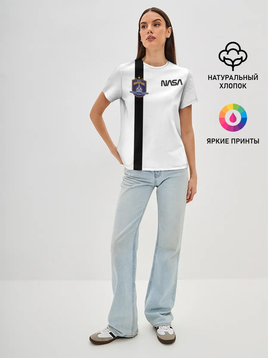 Женская базовая футболка / NASA